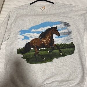 JR vintage Sportswear Gray Sweater